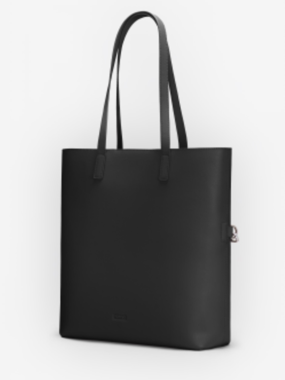 AWAY Black Tote Classic Black Bag - Minimal Women's Shoulder Bag